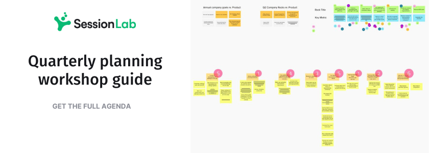 Quarterly Planning Meeting Template, Meeting Agenda