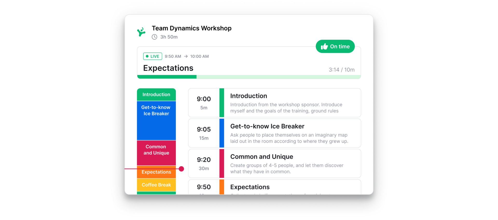 Time Tracker | SessionLab
