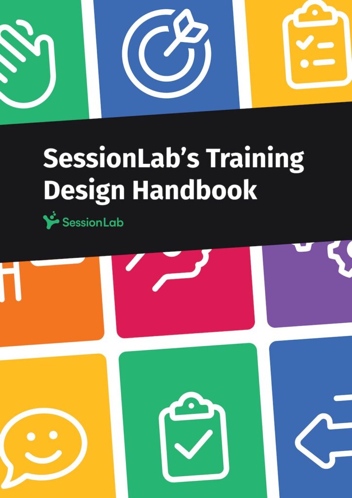 Cover for SessionLab's Training Design Handbook