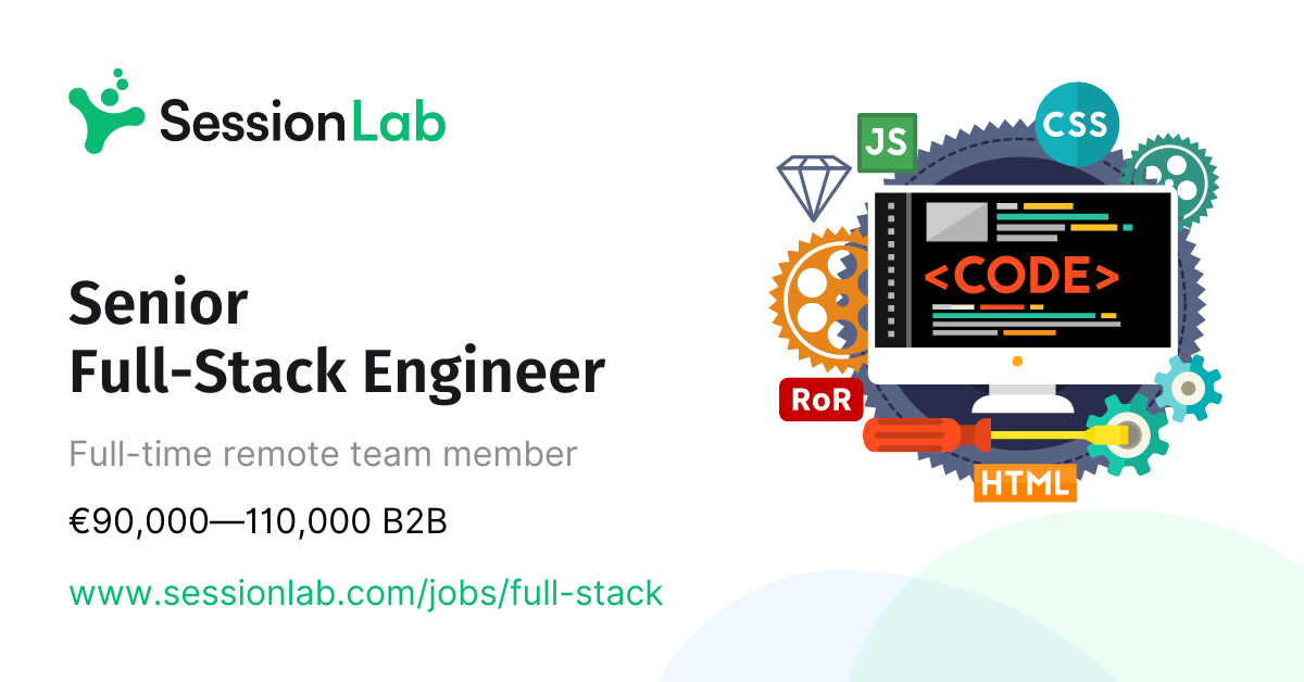 Jobs – Senior Full-Stack Engineer | SessionLab