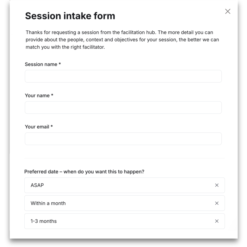 Request management | SessionLab